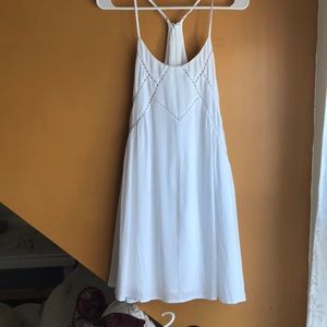 White casual dress.